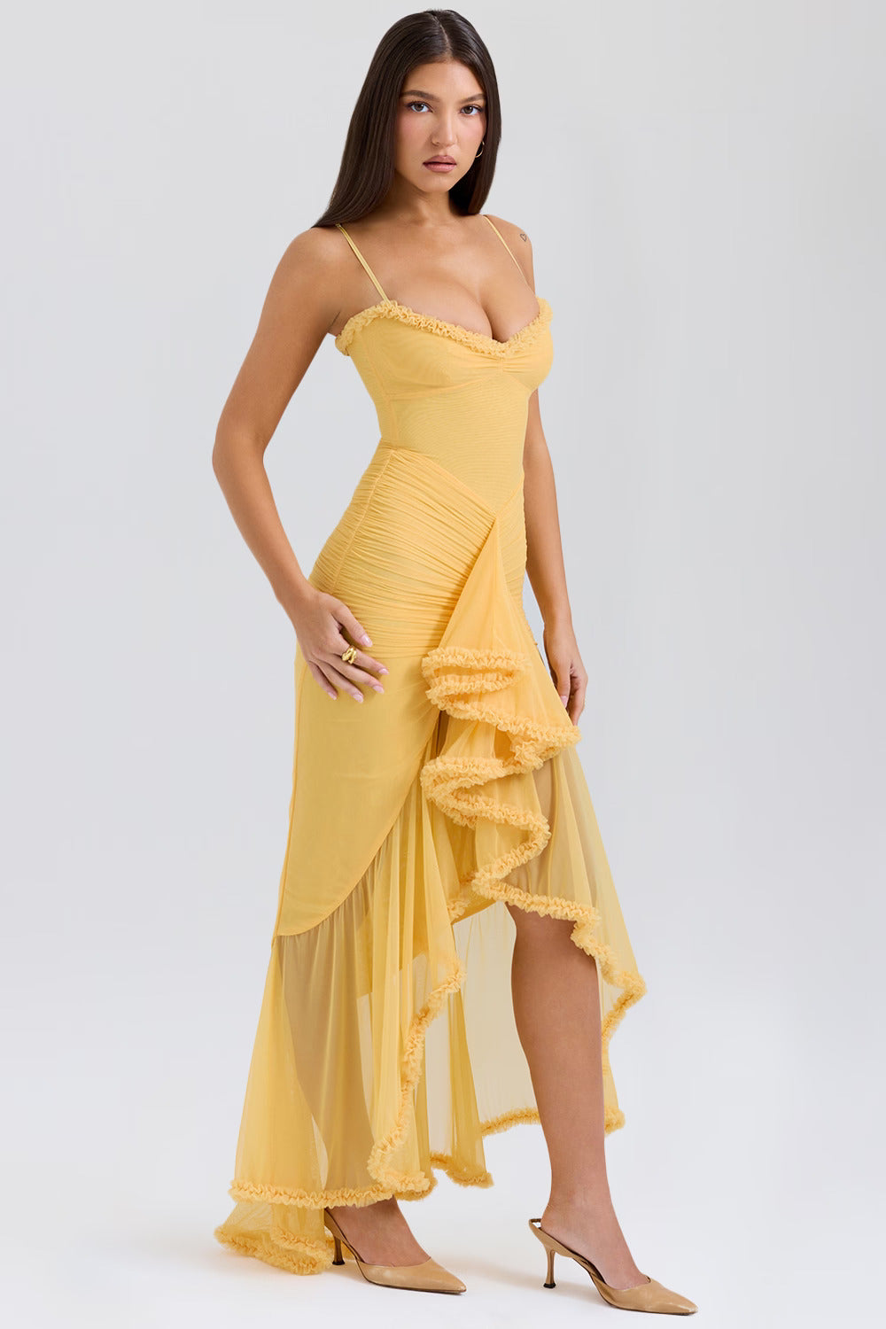 VALERIA MAXI DRESS - YELLOW