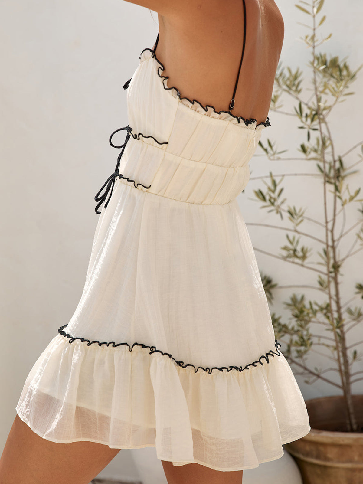 TAYLOR MINI DRESS - WHITE