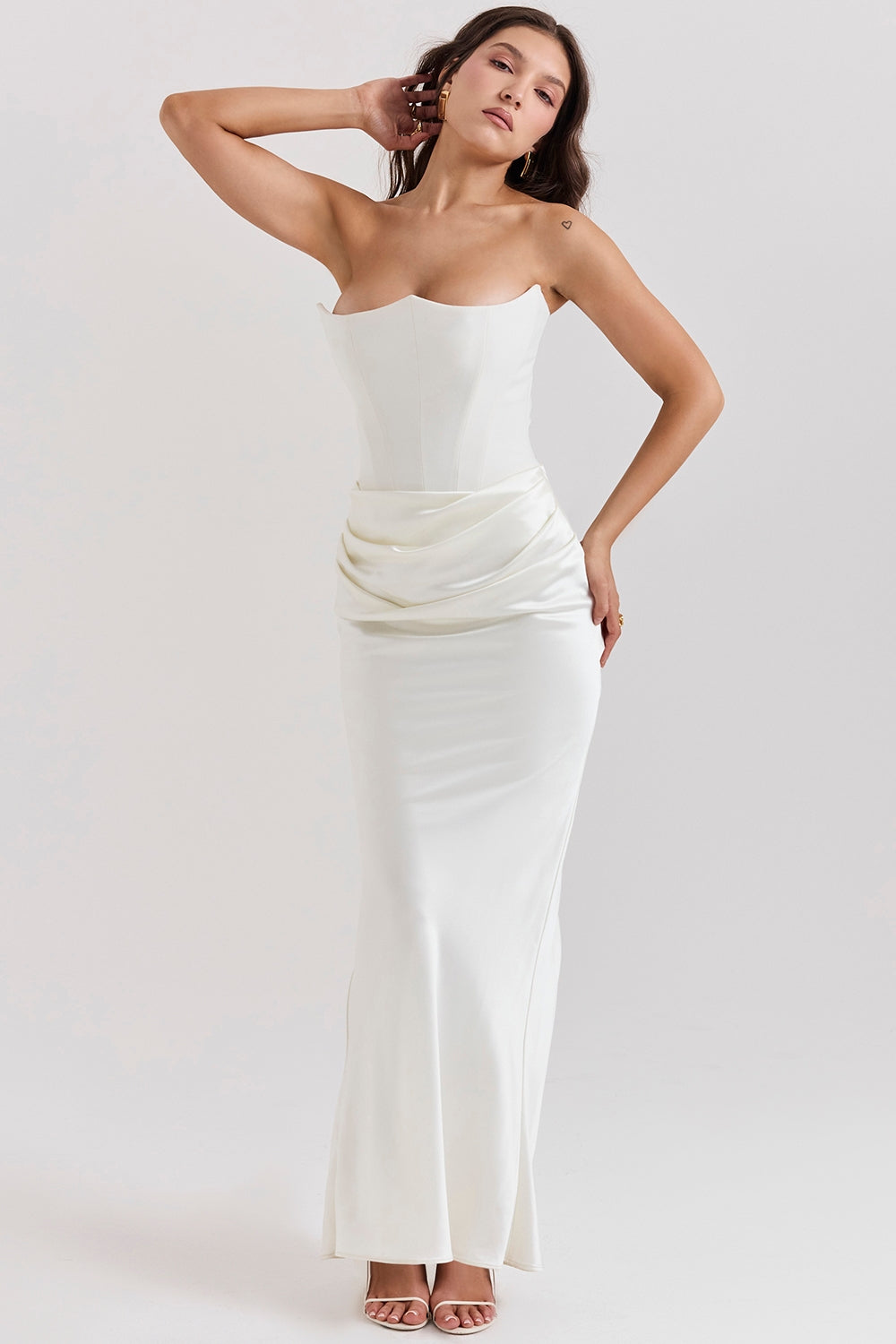 SERAPHINA MAXI DRESS - IVORY