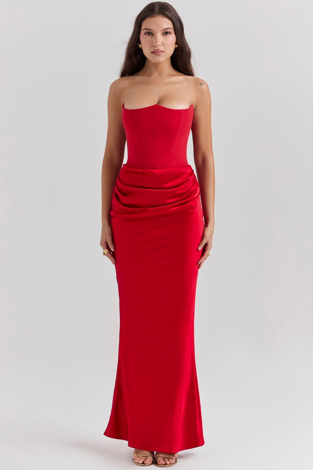 SERAPHINA MAXI DRESS - RUBY