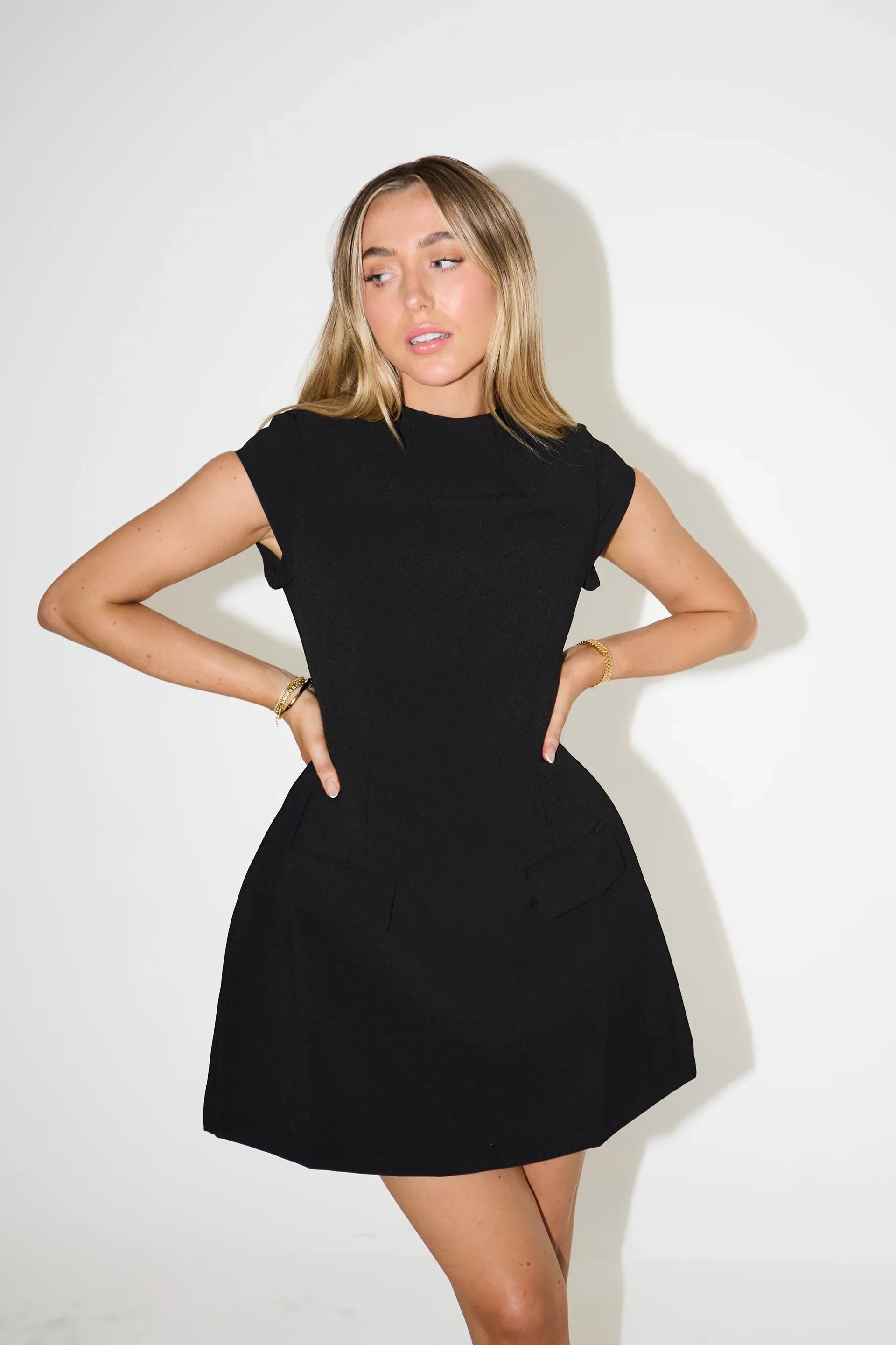 CAMILLA MINI DRESS - BLACK
