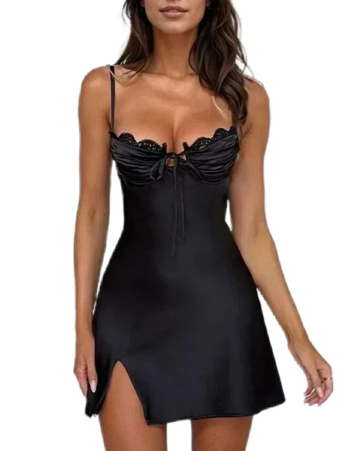 VALENTINA MINI DRESS - BLACK