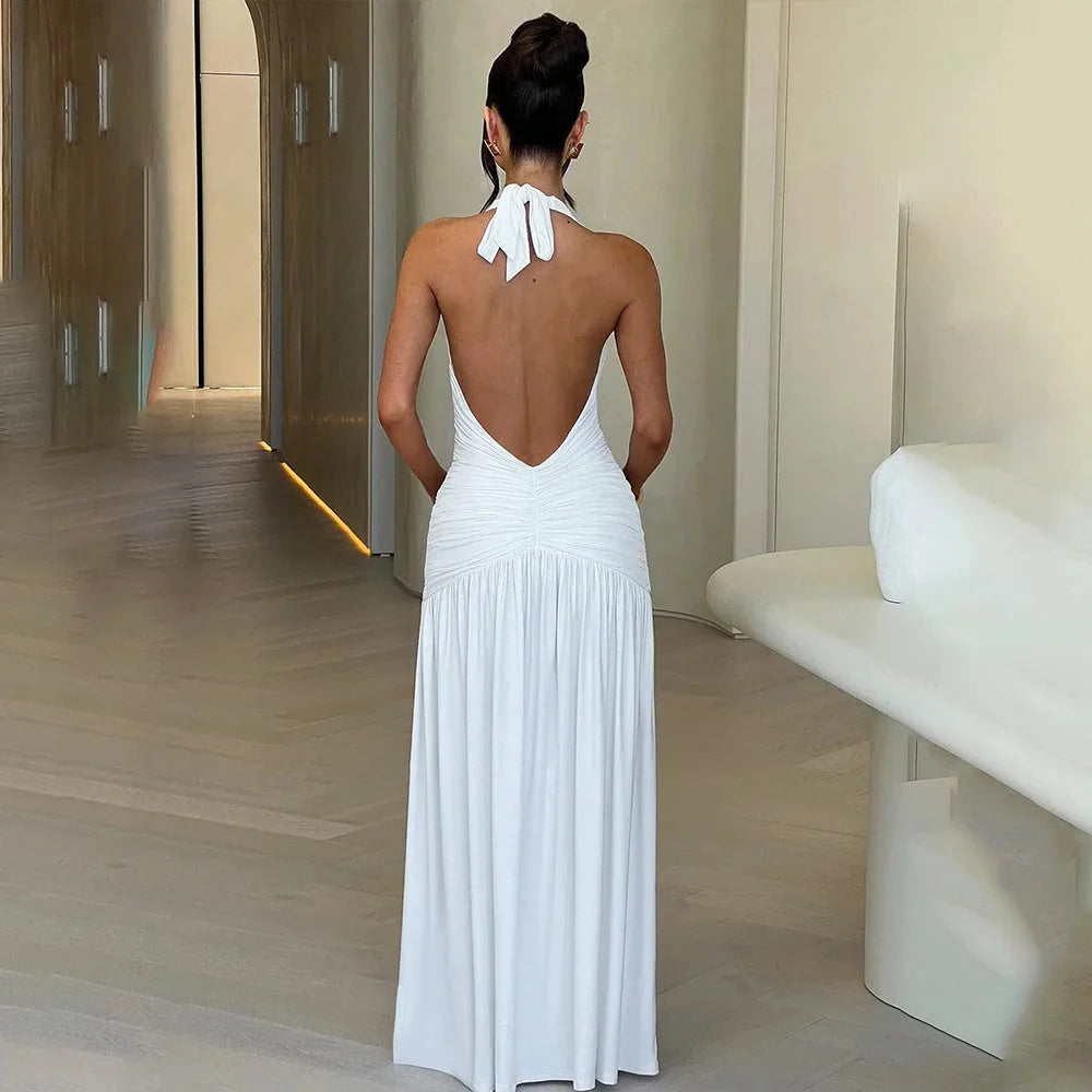 SELENA MAXI DRESS - WHITE