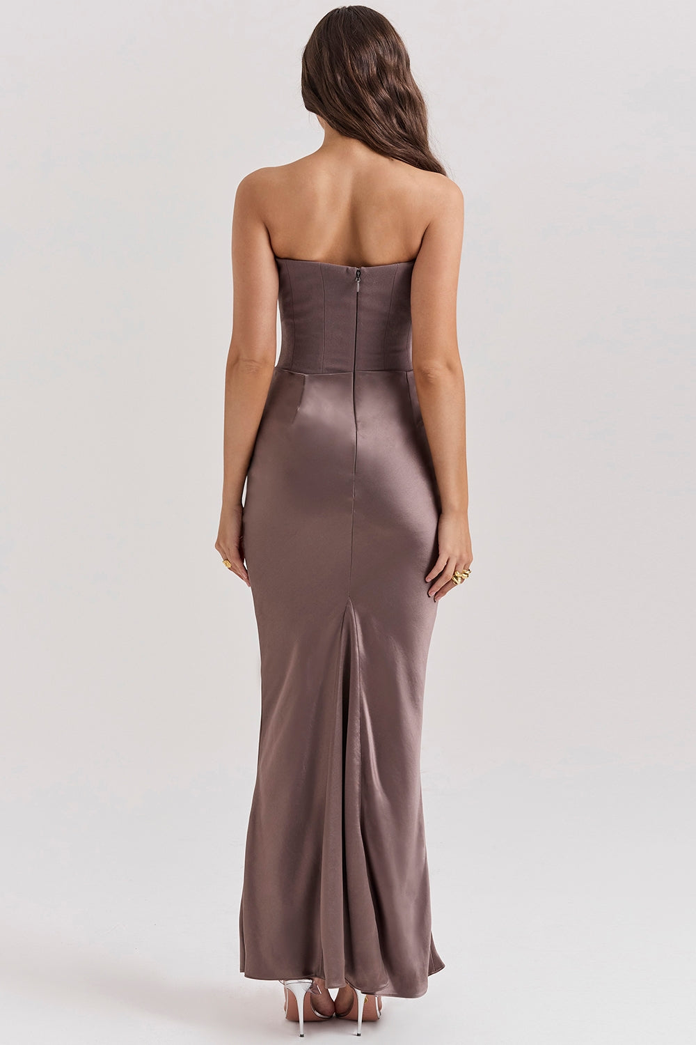 SERAPHINA MAXI DRESS - SMOKE
