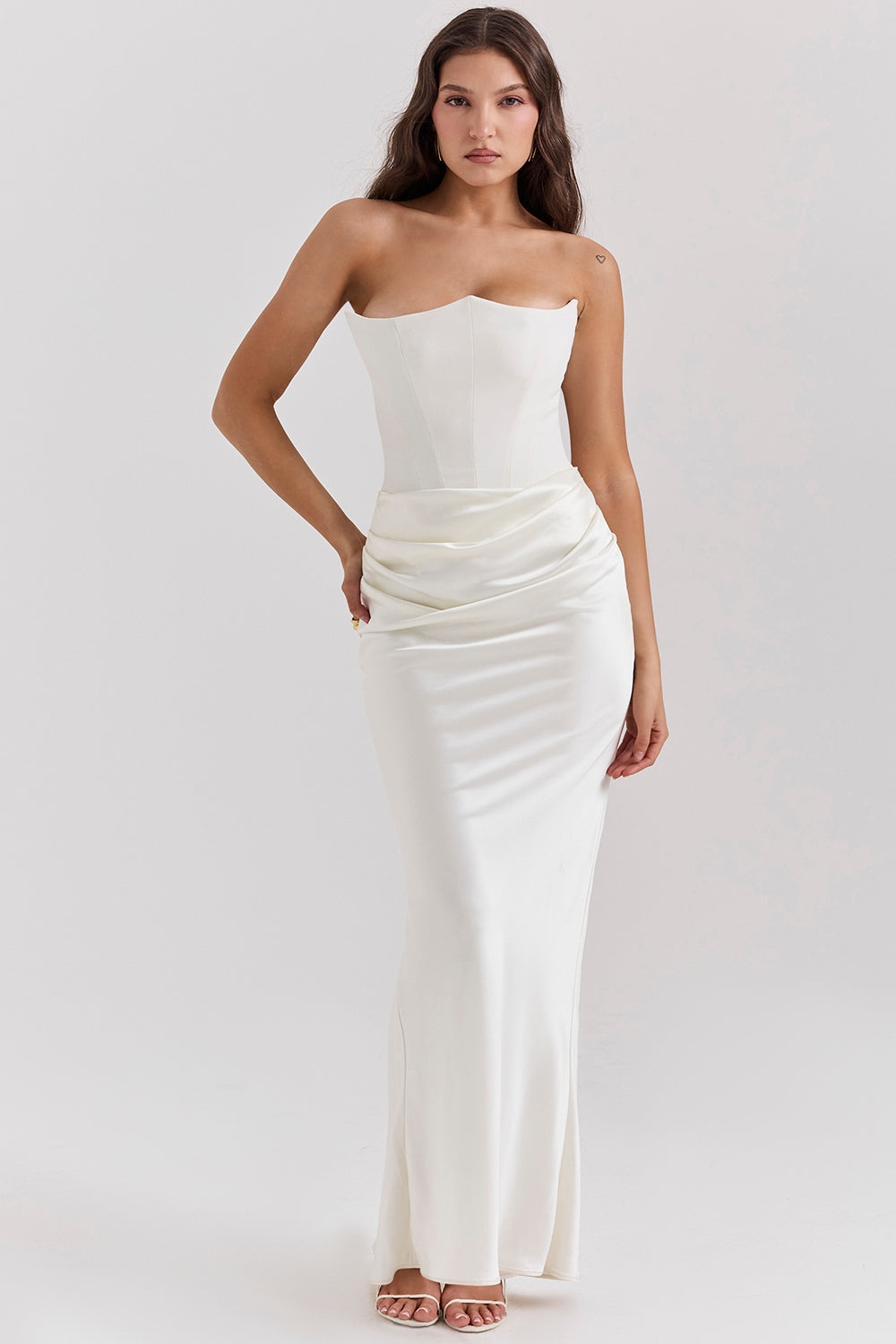 SERAPHINA MAXI DRESS - IVORY