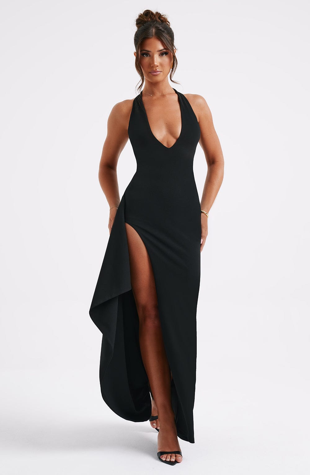 Serenity Plunge Maxi Dress