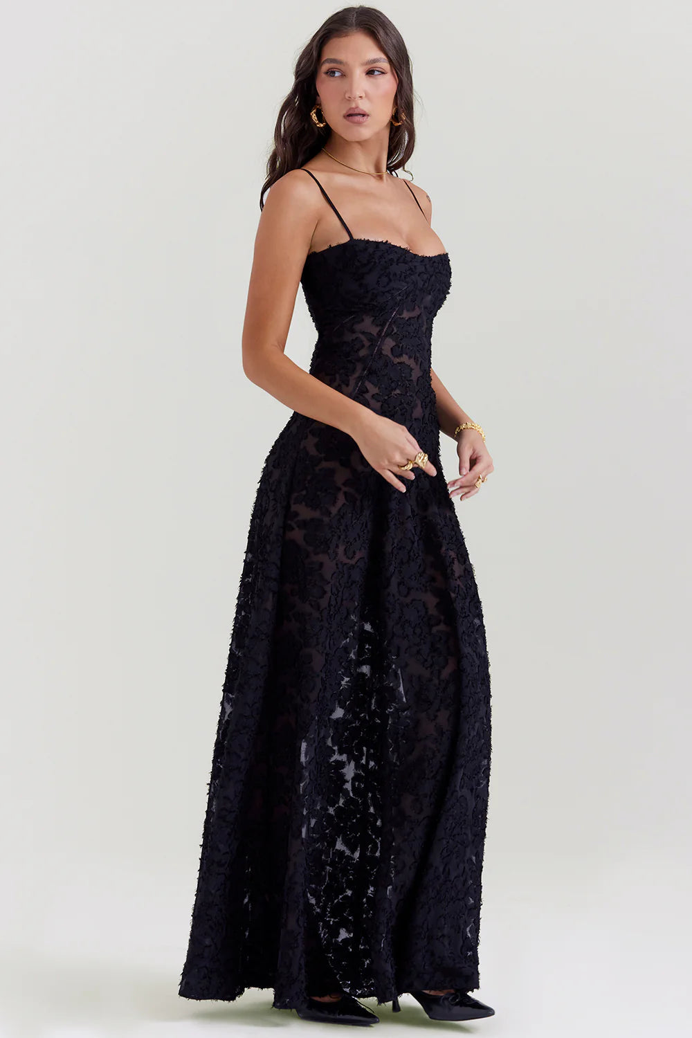 MIA MAXI DRESS - BLACK
